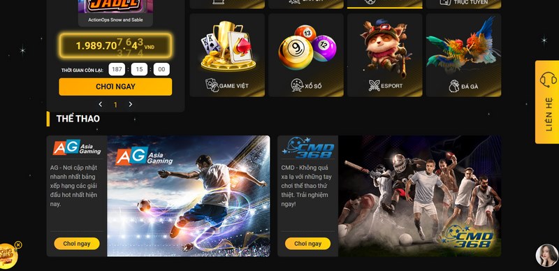 Tham gia cược thể thao đặc biệt hấp dẫn, tỷ lệ kèo được cập nhật sớm